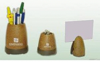 PORTA LAPIS RESINA COM ADITIVO P DE MADEIRA