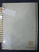 AGENDA/CADERNO PAPEL RECICLADO
