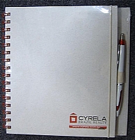 AGENDA/CADERNO PAPEL RECICLADO