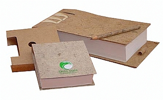 KIT BLOCO PAPEL RECICLADO