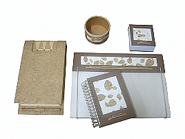 KIT ESCRITRIO PAPEL RECICLADO